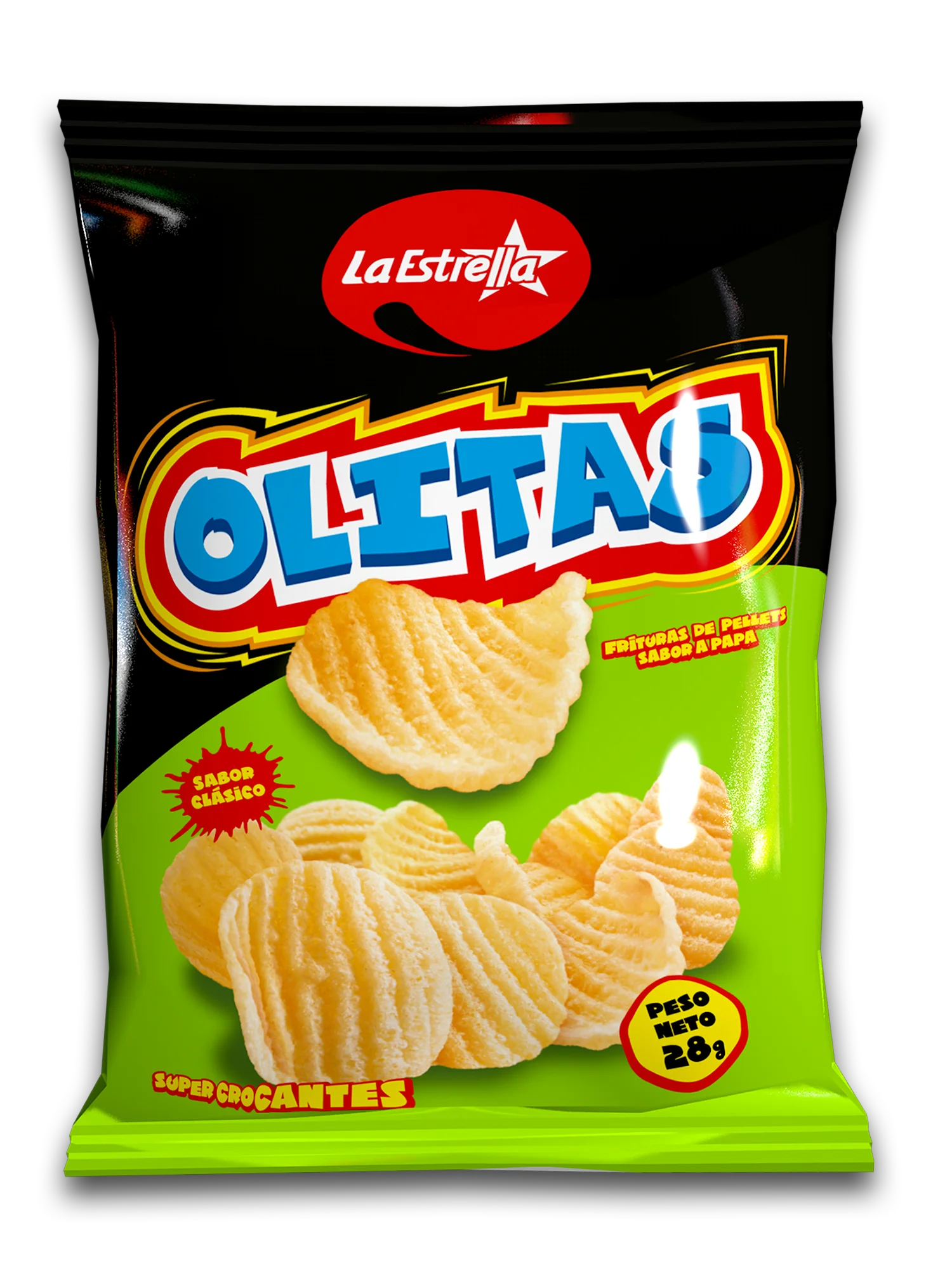 producto snack frito olitas sabor a papa